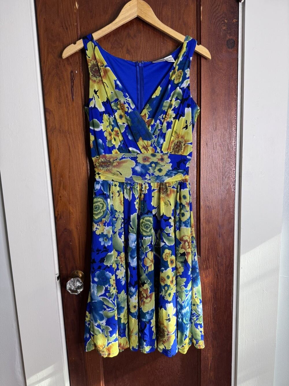 Newport News Floral Dress Size 8 Fairycore 90s Y2K Coquette Whimsy Garden